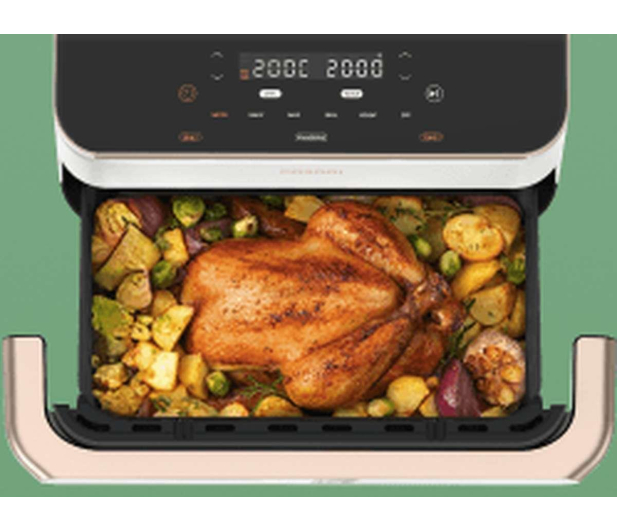 Cosori Air Fryer Dual Blaze TwinFry biały kosz ceramiczny 10L - 1603346 - zdjęcie 10